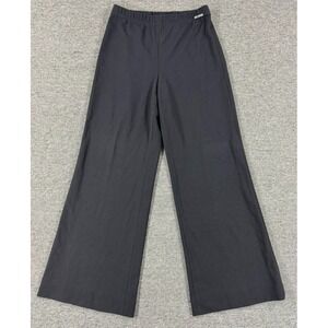 St John‎ Womens Pants Small Black Wide Leg Pull On Career Casual Bottoms